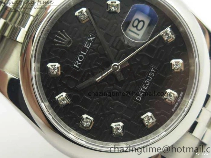 MiroTime 0217 Datejust 116234 36mm DJF 1:1 Best Edition Black Computer Diam Dial On SS Jubilee Bracelet SA3135 V ComfortFit 3449